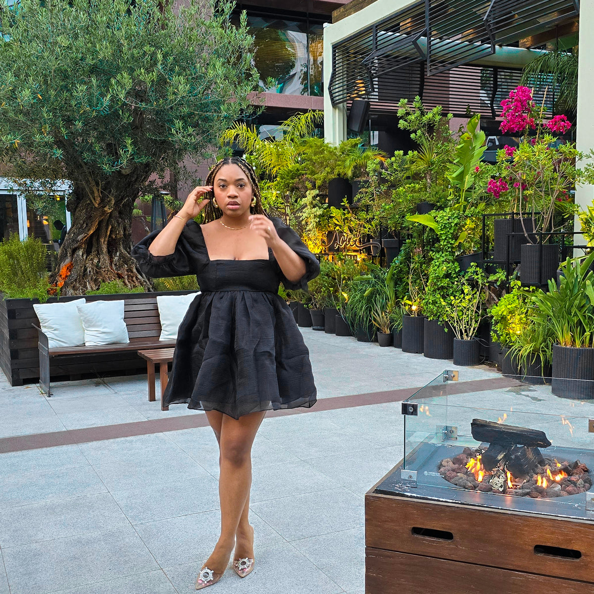 Lady Noire - Mini Dress – Emmerie Boutique