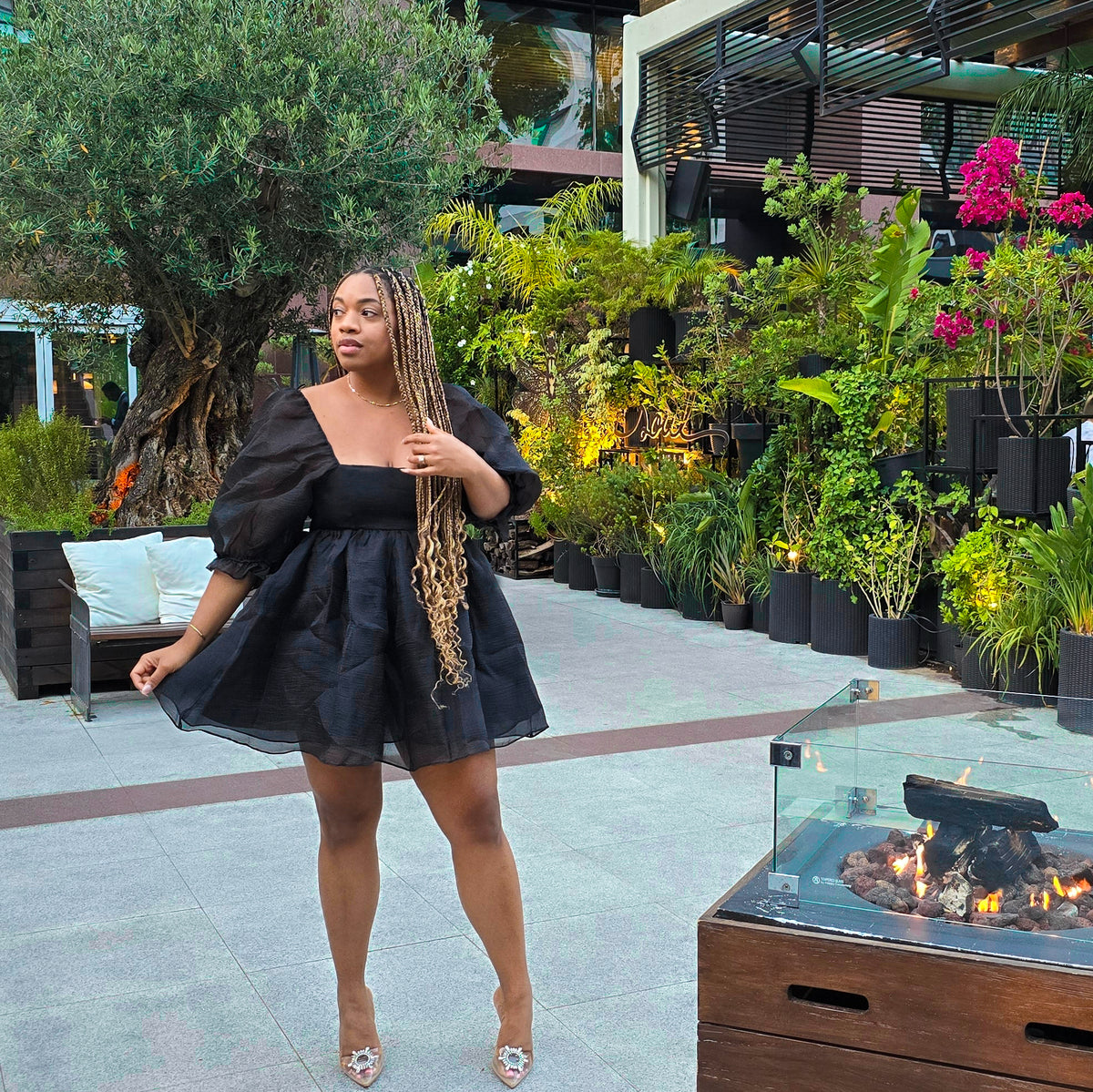 Lady Noire - Mini Dress – Emmerie Boutique