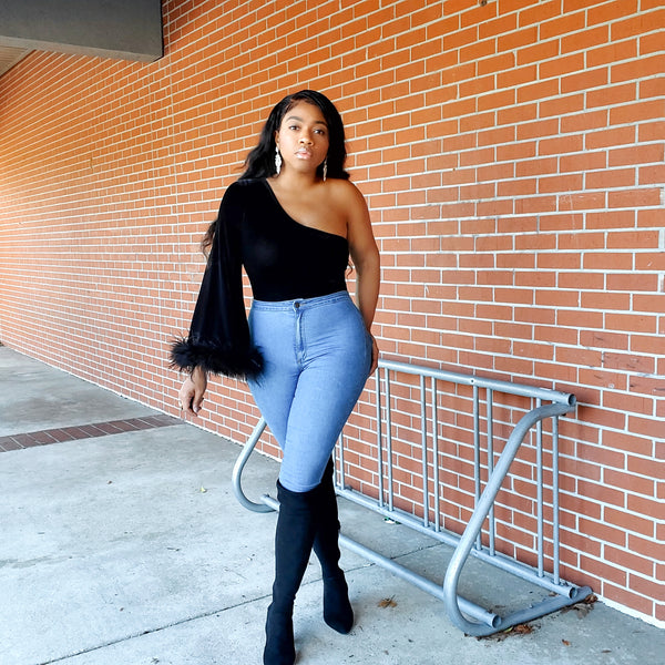 Load image into Gallery viewer, HoliSlay - Velvet Bodysuit