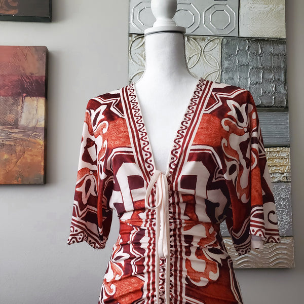 Load image into Gallery viewer, Autumn Spice - Drawstring Dress