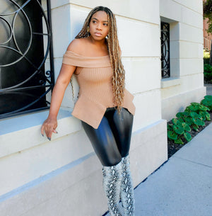 Locked In - Vegan Leather Leggings
