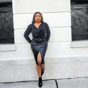 Raven - Leather Skirt