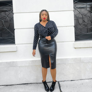 Raven - Leather Skirt