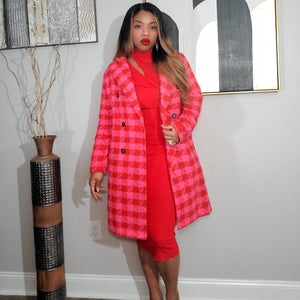 Love Hound - Houndstooth Coat