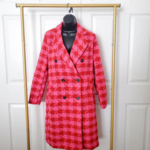 Load image into Gallery viewer, Love Hound - Houndstooth Coat