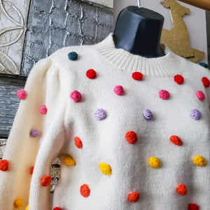 Winter Cheer - Pom Pom Sweater
