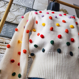 Winter Cheer - Pom Pom Sweater