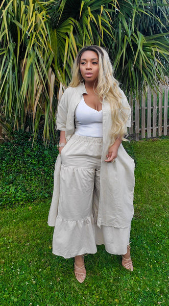 Load image into Gallery viewer, In the Hamptons - 2 piece linen woven set