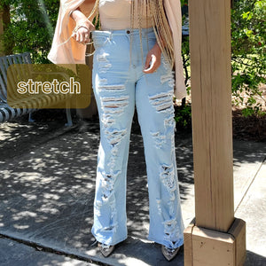 Street Smart - Distressed Stretch Denim