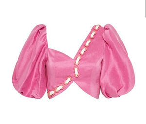 Sweet Sixteen - Puffed Sleeve Crop Top