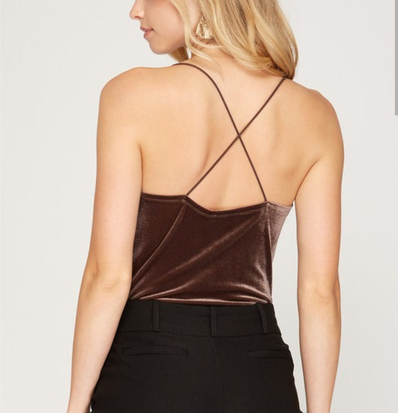 Load image into Gallery viewer, Viv - Velvet Bodysuit