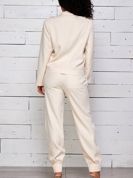 Load image into Gallery viewer, All Werk No Play - Suit Jogger Set