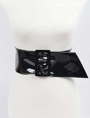 Vegan Leather Belt - Nude or Black
