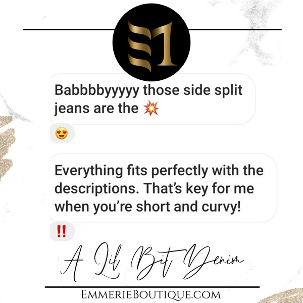 Load image into Gallery viewer, A Lil' Bit - Split Side Denim (+Color)