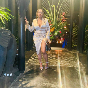 Business No Casual - Satin Feather Set