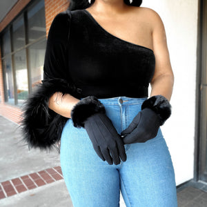 HoliSlay - Velvet Bodysuit