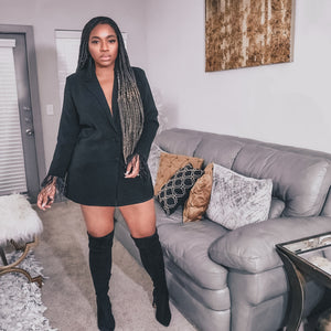 Rodeo Drive - Feather Trim Blazer (+Color)