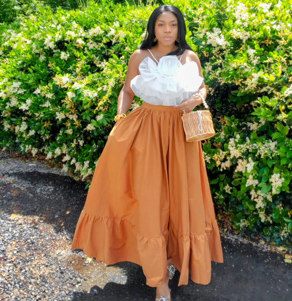 Load image into Gallery viewer, Camellia Maxi Skirt (+Colors)
