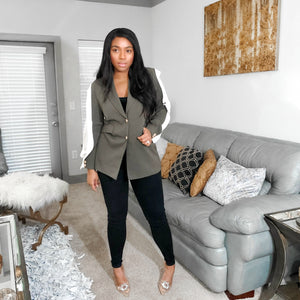 On Track - Ruffle Sleeve Blazer