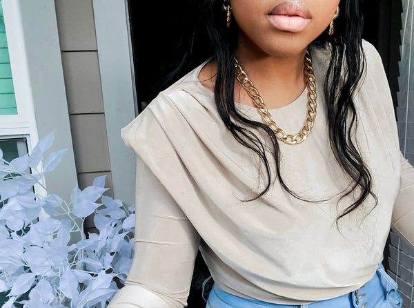 Load image into Gallery viewer, She's the Trend Bodysuit w/Chain (+Colors)