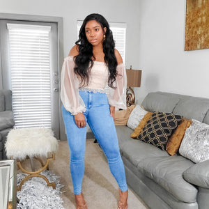 Sweetest Love - Ruffled Tulle Top (+Colors)