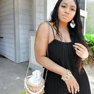 Rattan Earrings