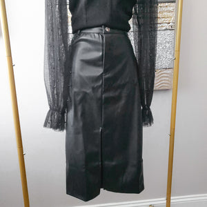 Raven - Leather Skirt