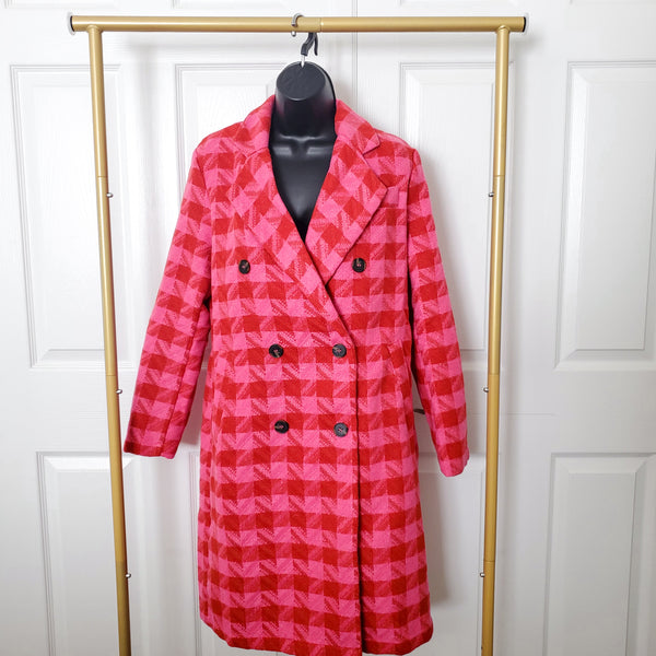 Load image into Gallery viewer, Love Hound - Houndstooth Coat
