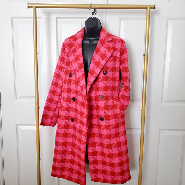 Load image into Gallery viewer, Love Hound - Houndstooth Coat
