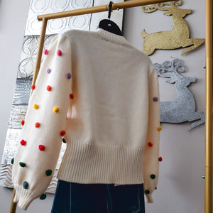 Winter Cheer - Pom Pom Sweater