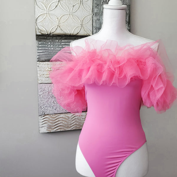 Load image into Gallery viewer, Such the Lady - Tulle Bodysuit (+colors)
