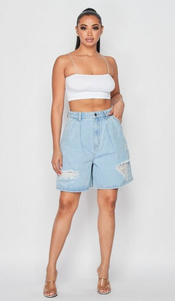 Load image into Gallery viewer, Devi - Denim Shorts
