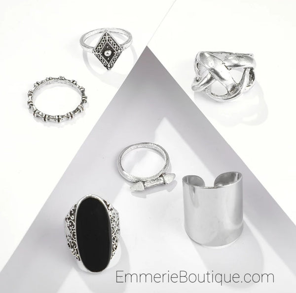 Load image into Gallery viewer, All About the Fashion Rings Silver
