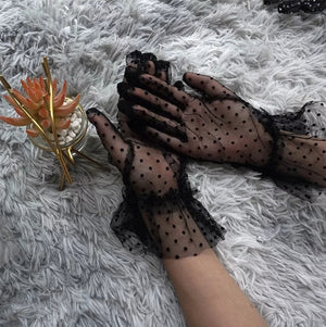 Lady Fingers - Mesh Organza Gloves