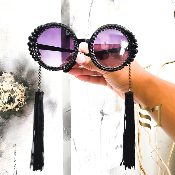 Load image into Gallery viewer, Hollywood - Tassel Sunglasses
