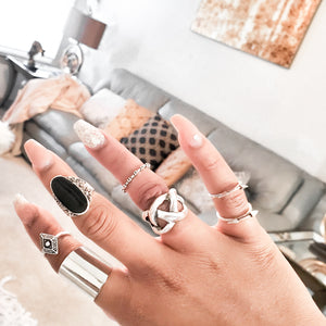 All About the Fashion Rings Silver