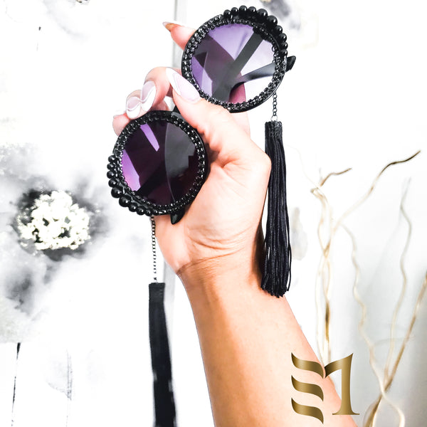 Load image into Gallery viewer, Hollywood - Tassel Sunglasses

